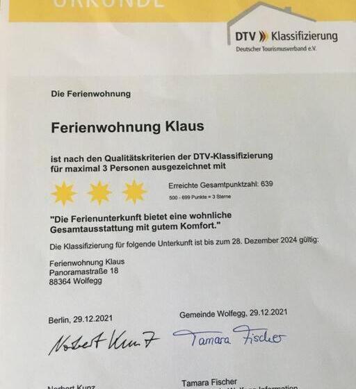 Ferienwohnung Klaus