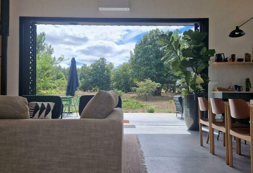 La Maison Dans L Airial, Maison D Architecte En Pleine Nature, Piscine