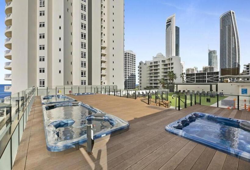 هاستل Ocean View 2 Bed Studio In The Heart Of Surfers