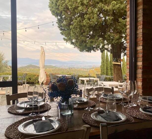 بنسيون Room In Bb  Alessio Room Overlooking The Vineyards Of Tuscany