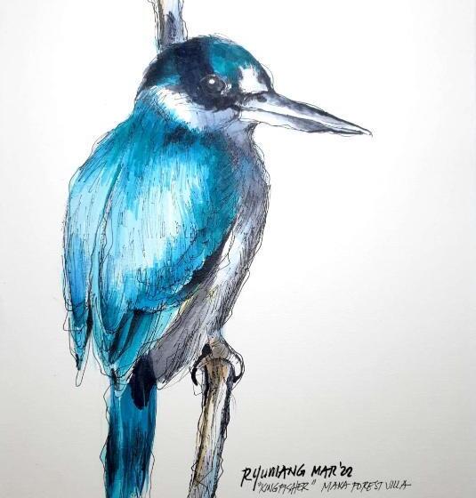 مبيت وإفطار Maka Kalinaw 6 Wabi Sabi Room, Forest And Garden View