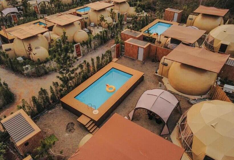 فندق The X10 Nordic Tent And Glamping Pool Villa Khaoyai เขาใหญ่   Sha Certified