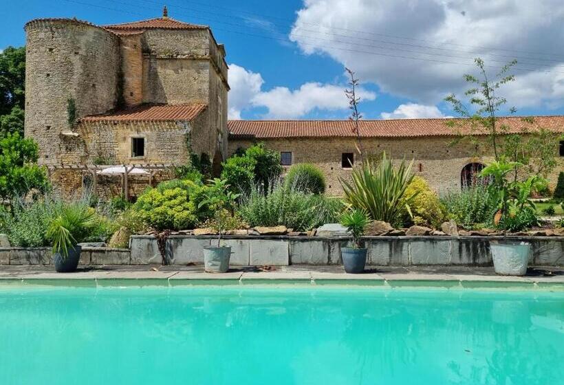 مبيت وإفطار Château De La Cressonnière