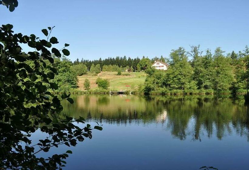 민박 La Belle Chambre Dans Une Ferme Avec Etang Privé Dans La Région Des Mille Etangs Faucogney Et La Mer