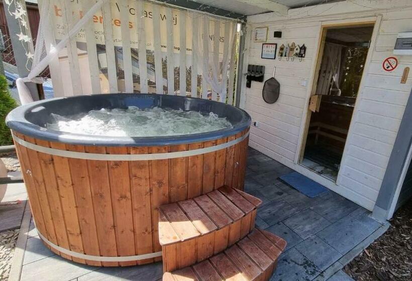 פנסיון Dom Na Wczasowej Kaszuby Z Balią Z Jacuzzi I Sauną