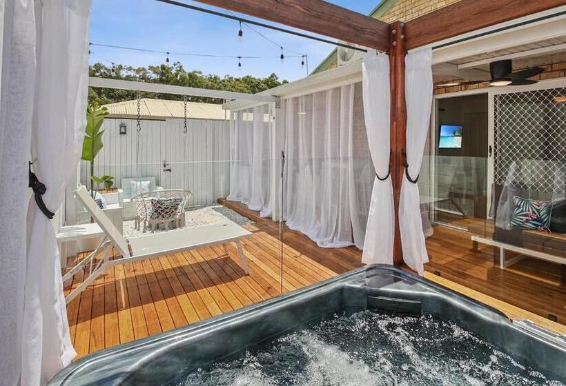 膳宿费 Private Outdoor Spa, Fire Pit   The Retreat Coolum Beach