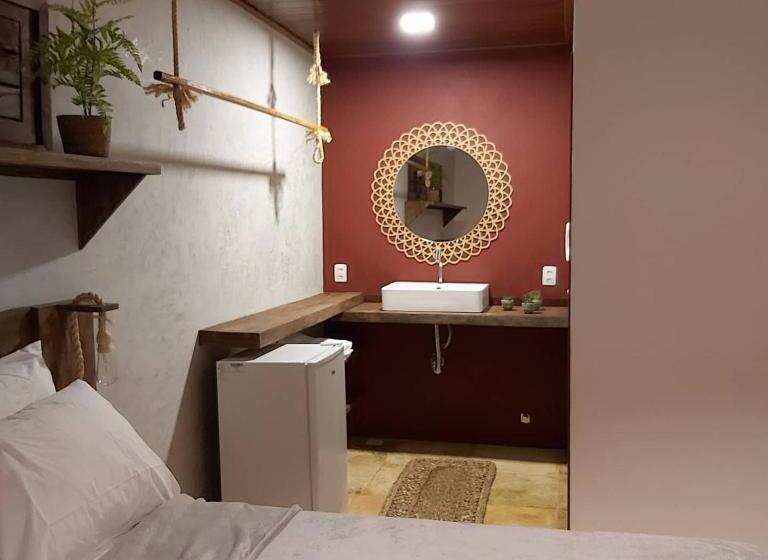 تختخواب و صبحانه Pousada Flor De Lena  Suíte Lírio  Icaraizinho