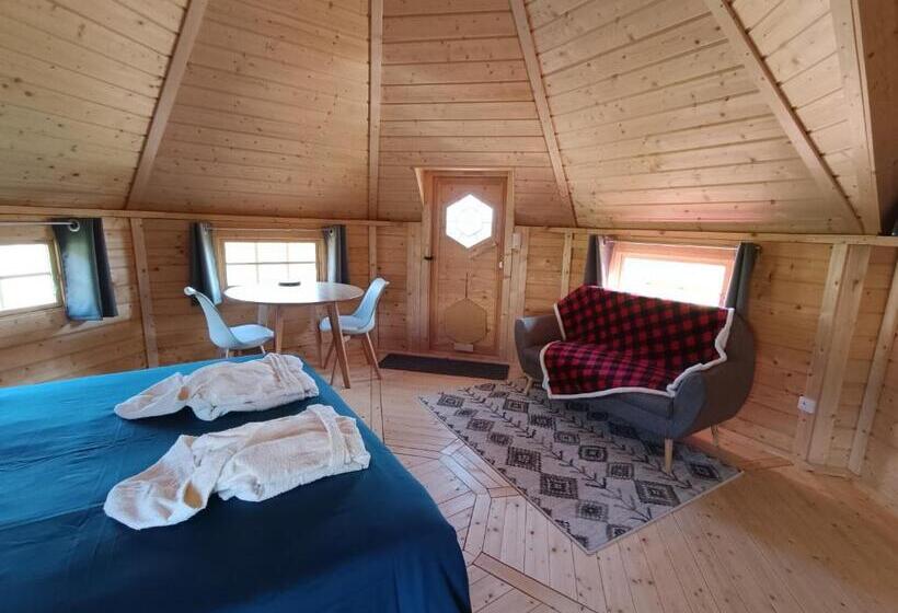 مبيت وإفطار Les Cabanes Du Grand Nord