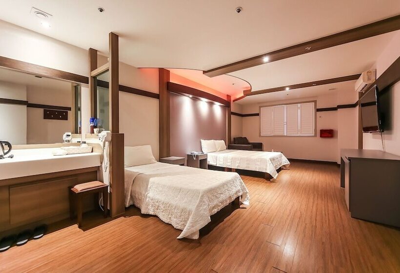 モーテル Gwangju Sangmu Hotel Utopia