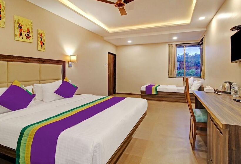 בית מלון כפרי Treebo Mountain Retreat Mahabaleshwar, 600 Mtrs From Lingmala Waterfall