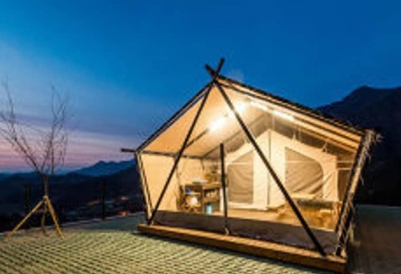 פנסיון Muju Ppalgang Chima Resort Glamping