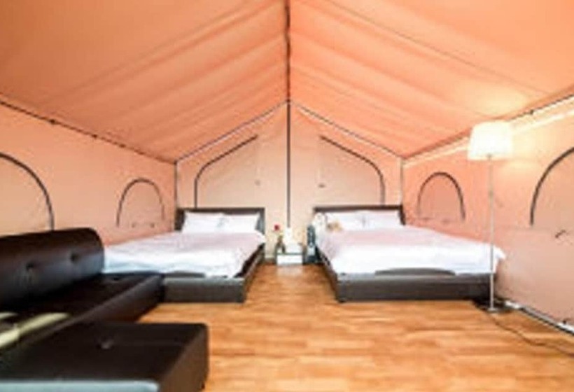 פנסיון Muju Ppalgang Chima Resort Glamping