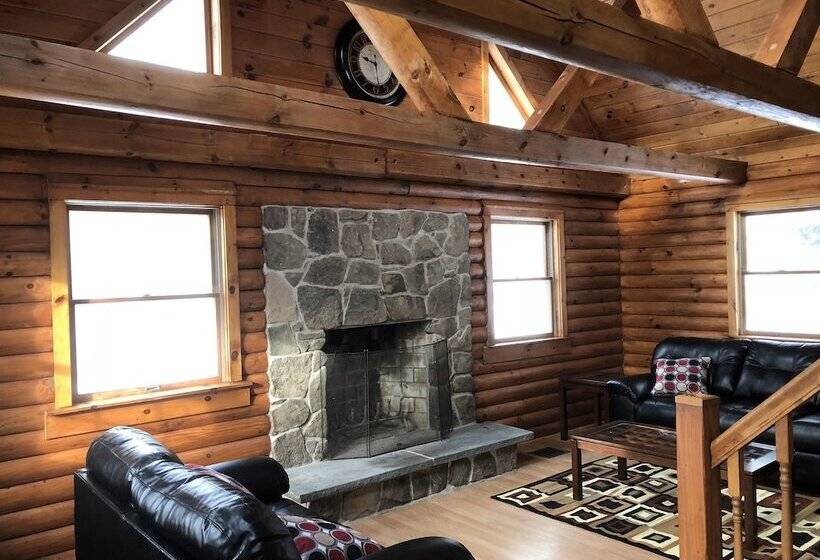Equestrian House  Log Cabin