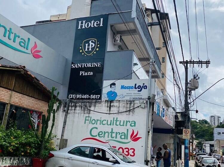 ホテル Santorine Plaza   Itabira   Próximo A Fundação Cultural Carlos Drummond Andrade