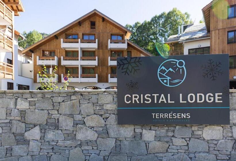 هتل Hôtel Le Cristal Lodge   Terresens
