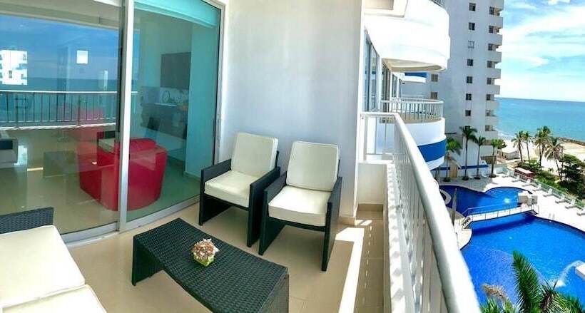 Отель Apartamentos Frente Al Mar Cartagena Edificio Palmetto