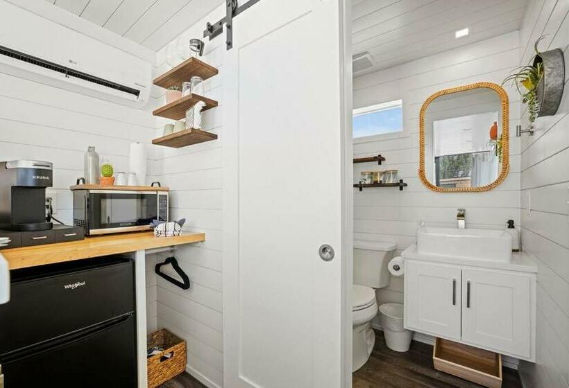 هاستل New The Saguaro Tiny Shipping Container Home