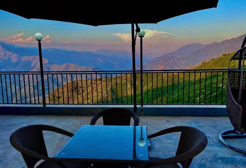 Отель Pinerock & Cafe, Mussoorie   Mountain View Luxury Rooms With Open Rooftop Cafe