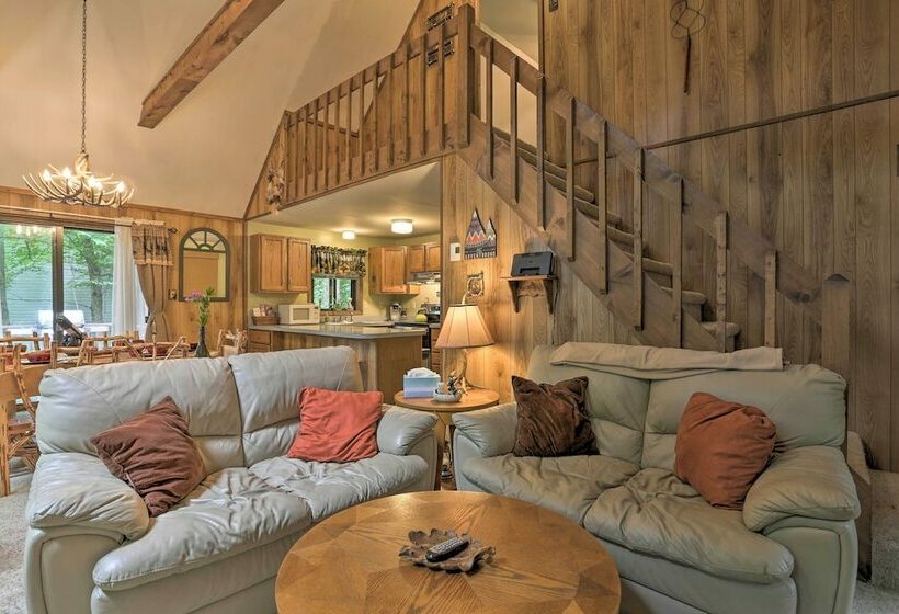 Charming Arrowhead Lake Cabin W /hammock, Deck!