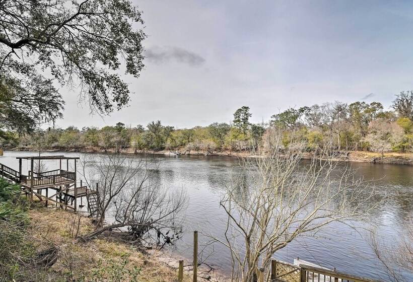 Fishing Paradise W/ Deck & Dock On Suwannee River