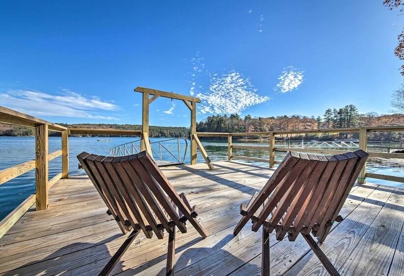 Riverfront Coastal Escape With Deep Water Dock!
