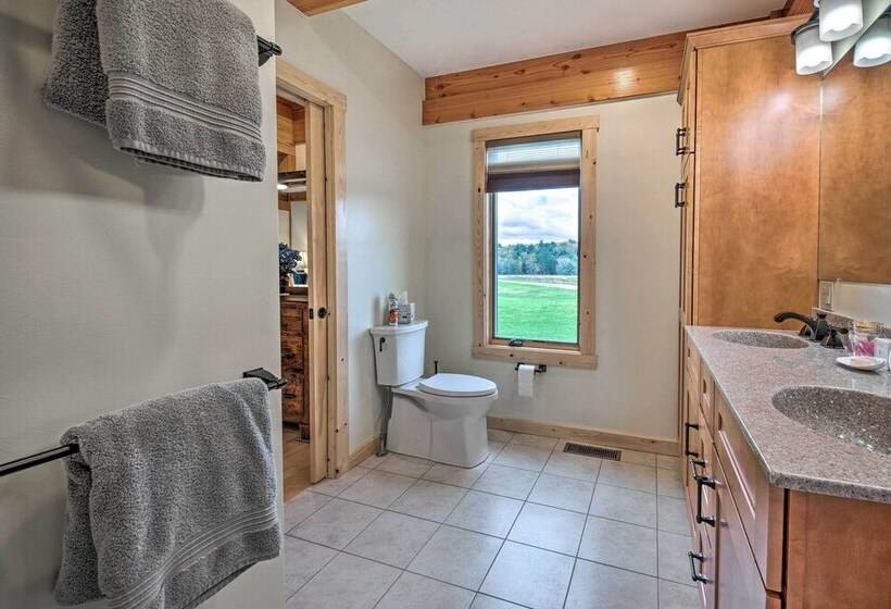 Spacious & Secluded Forksville Home: Fire Pit