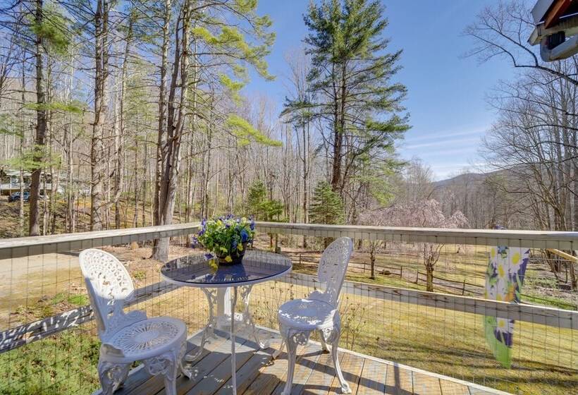 The Red Loft  Candler Cottage Near Hiking Trails!