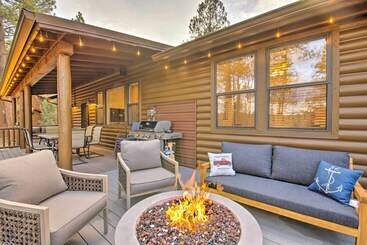 3 Mi To Golf Course: Show Low Escape W/ Fire Pit