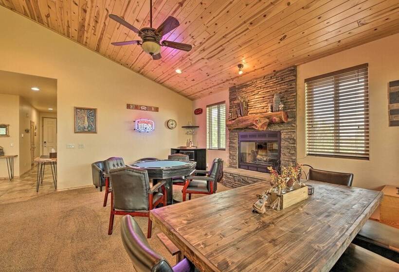 Dog Friendly Show Low Cabin W/ Deck & Views!