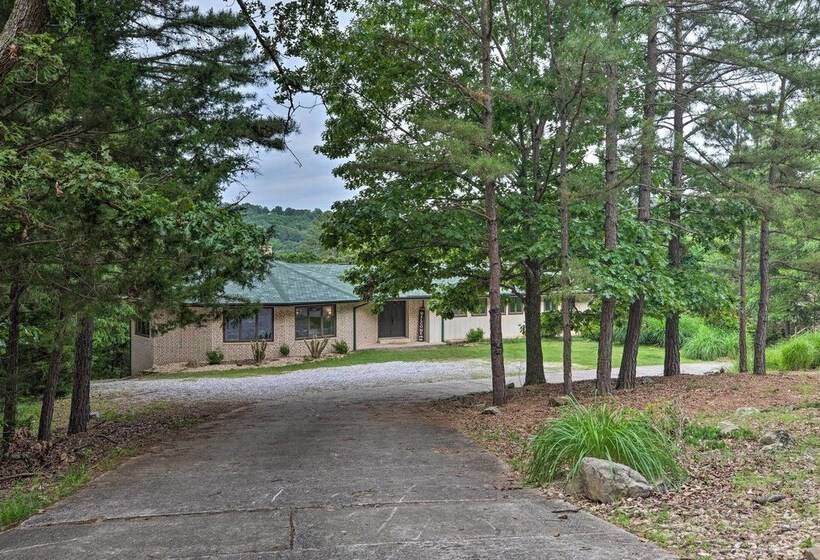 Grand Rogers Lake Home W/ Game Room & Scenic Views