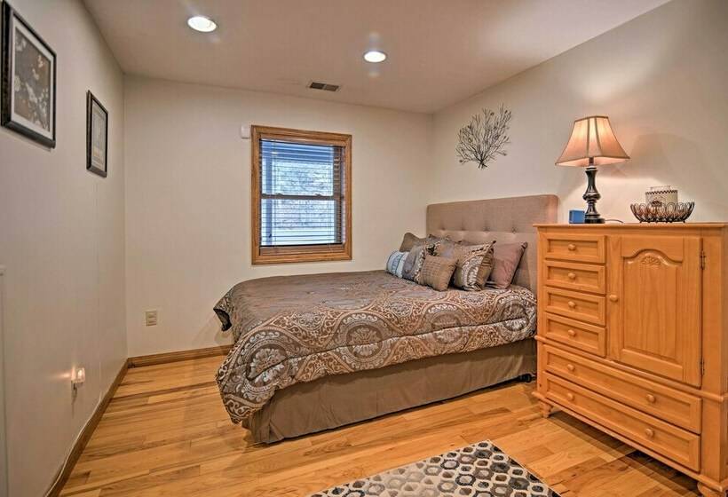 Riverfront Elkins Home W/ Fireplace & Deck!