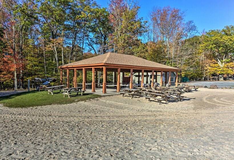 Locust Lake Village Cabin W/ Deck & Lake View!