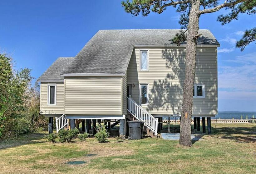 Brant Point Waterfront Bungalow W/ Deck & Views!