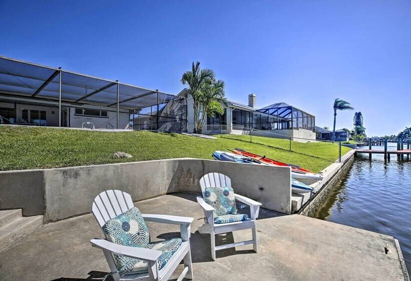 Canalfront Home W/ Dock: Swim, Golf & Explore!