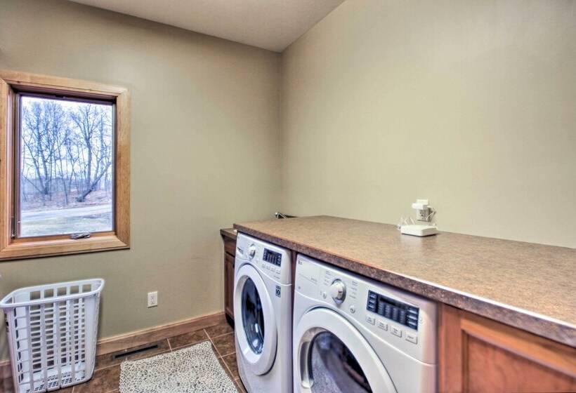 Dock, Hot Tub & Game Room: Luxe Lake Latoka Home