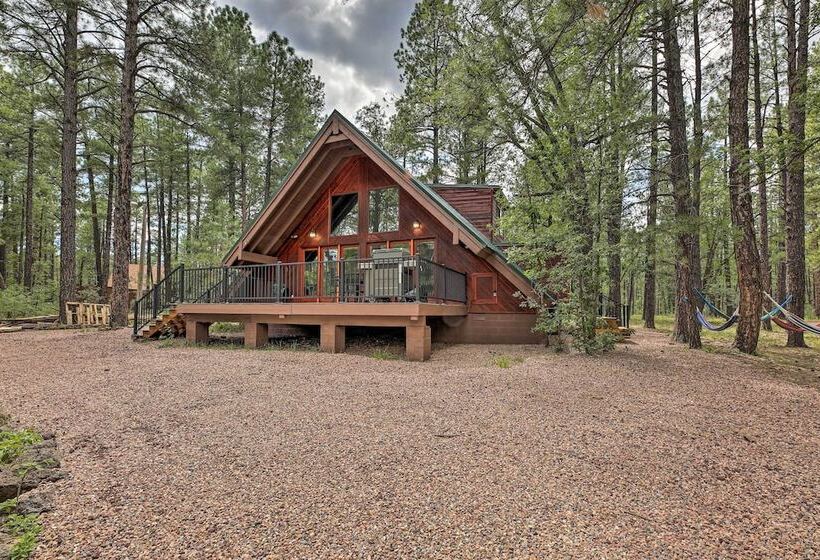 Pinetop Chalet Cabin ~ 1 Mi To Woodland Park