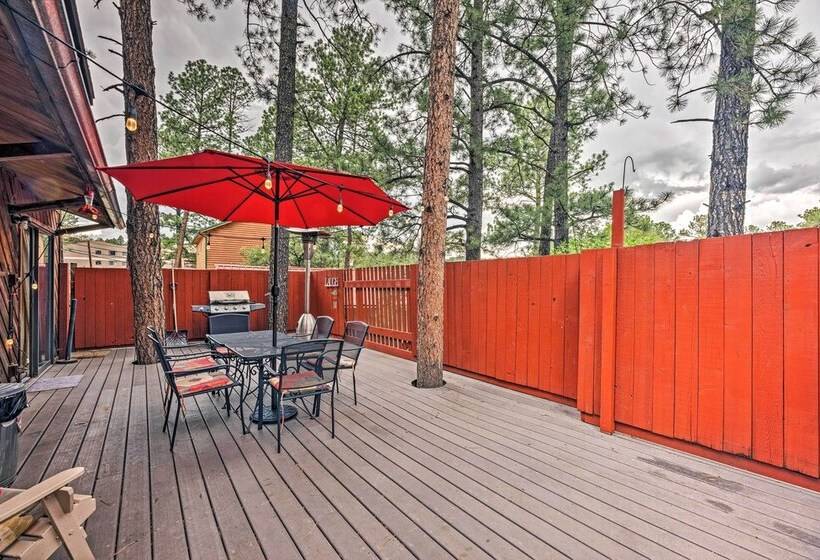 Ruidoso Cabin W/ Deck & Grill   Walk To Town!