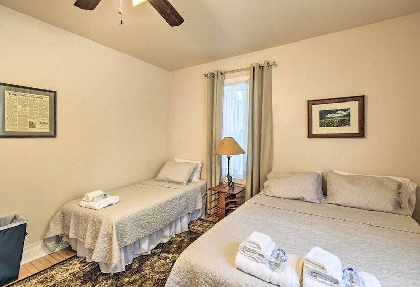 Walkable Lake Elkhart Apt: Dine, Shop, Swim!