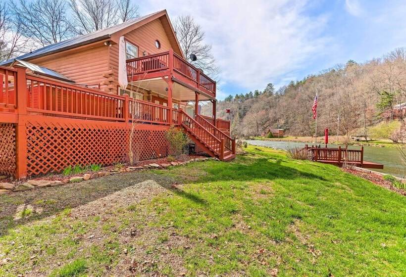 Awesome Murphy Cabin W/ Dock On Nottely River