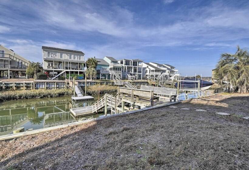 Steps To Sunset Beach: Canal Front Home W/ Dock!