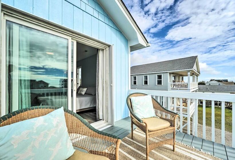 Oceanside Oak Island Getaway: For Families & Pets!