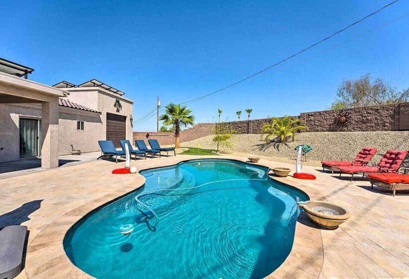 Lake Havasu Home: Pool, Lake View, Well Appointed!