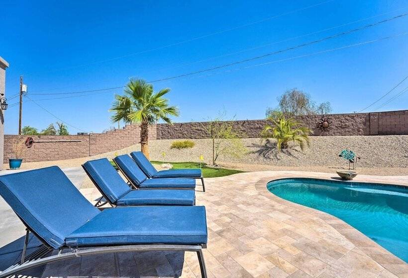 Lake Havasu Home: Pool, Lake View, Well Appointed!