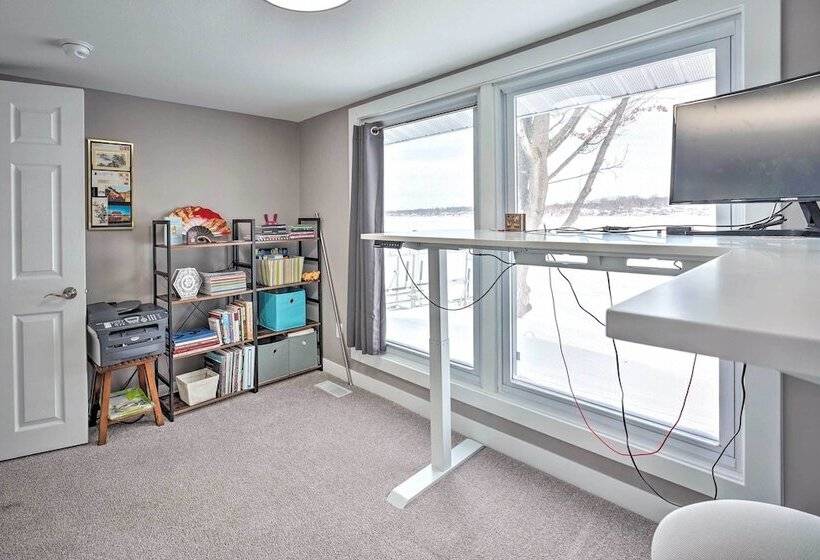 Lakeside Retreat W/ Office & Stunning Views!