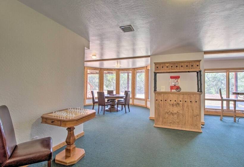 Luxe Show Low Home W/ Hot Tub, Game Room + Theater