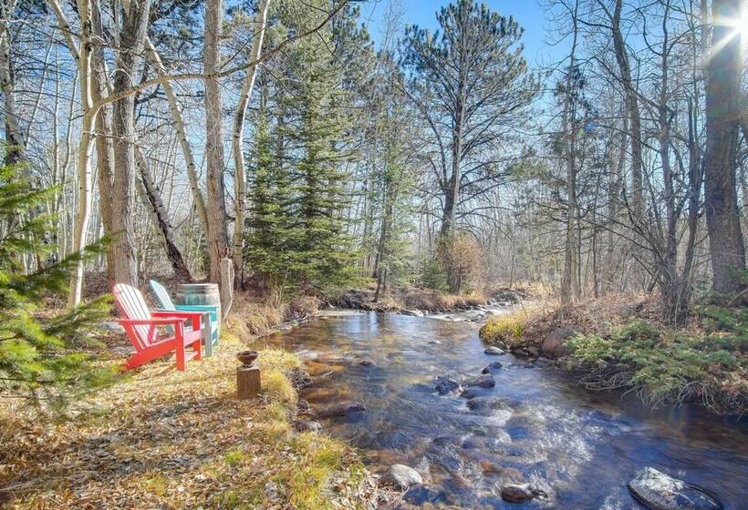 Spacious Nathrop Home W/ Fire Pit & On Site Creek!