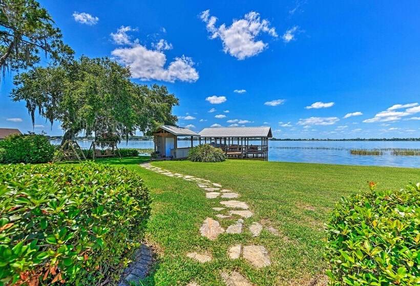 Waterfront Lake Placid Home With Private Dock!