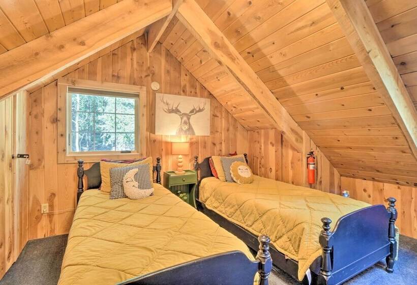 Alma  Cloud 9 Cabin  W/ Fireplace & Wooded Views!