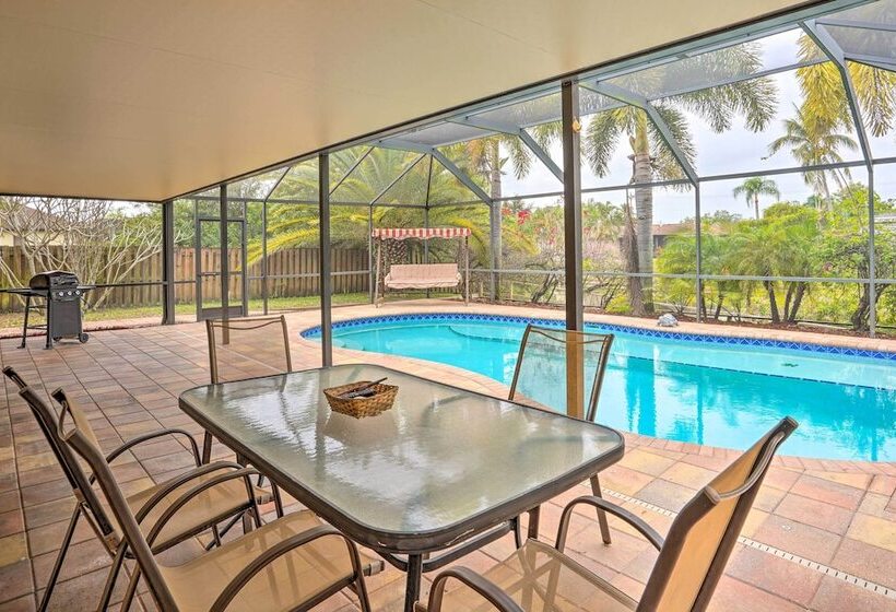 Canalfront Cape Coral Escape Ada Friendly!