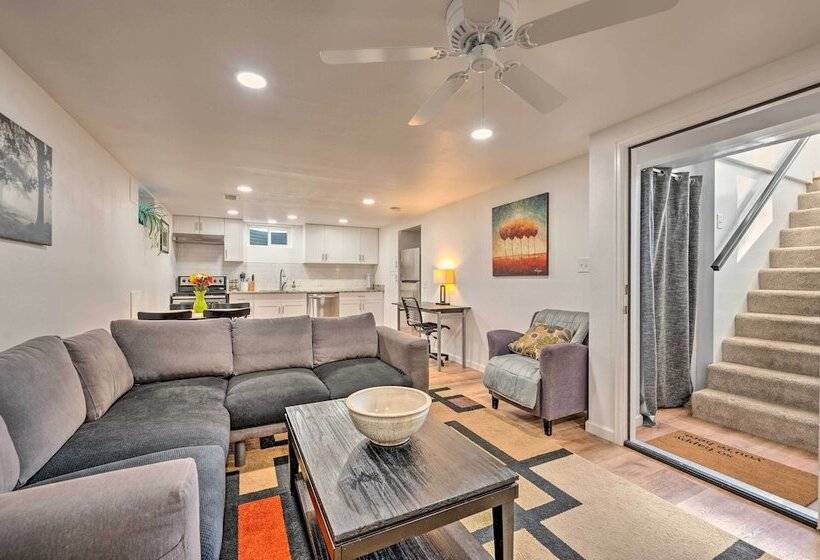 3 Mi To Olde Town Arvada: Modern Duplex W/ Patio!